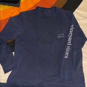 Vineyard Vines Blue Long Sleeve Tee
